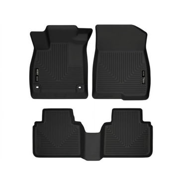 Husky Liners by RealTruck Weatherbeater Floor Mats Fits 2018-2022 Honda Accord Sedan Front & 2nd Row, 3-pc Black-95741