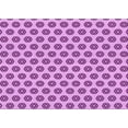 thumbnail image 1 of Ahgly Company Indoor Rectangle Patterned Violet Purple Area Rugs, 2' x 5', 1 of 6