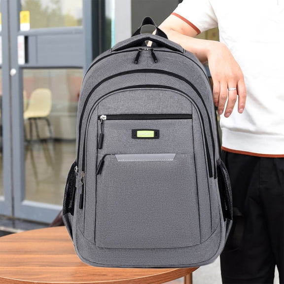 YIMWNYI 16 Inch Laptop Backpack, Slim Business Computer Bag with USB Charging Port, Water Resistant Travel Backpack for Men & Women, Large Capacity Work Commuter Bag