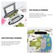 thumbnail image 3 of Fotbe Cartoon Frogs Funda Protectora para Equipaje, Antirrayones y Resistente a la Suciedad, Compatible con Maletas de 18 a 32 Pulgadas-X-Large, 3 of 7