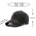 thumbnail image 3 of Womens Sun Hat Unisex Milan Printed Baseball Cap Retro Washed Duckbill Cap, 3 of 3