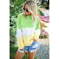 thumbnail image 2 of Sweatshirt Tie Dye pour Femmes Décontracté Léger Doux Confortable Ample Col Rond Tunique Grande Taille, 2 of 4