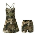 thumbnail image 5 of Yuyamidu Camo Hunting Wood Tennis Dress for Women Size 2XL, Tennis Golf Dresses with Built in Shorts Breathable Sleeveless Workout Athletic Dresses, 5 of 7