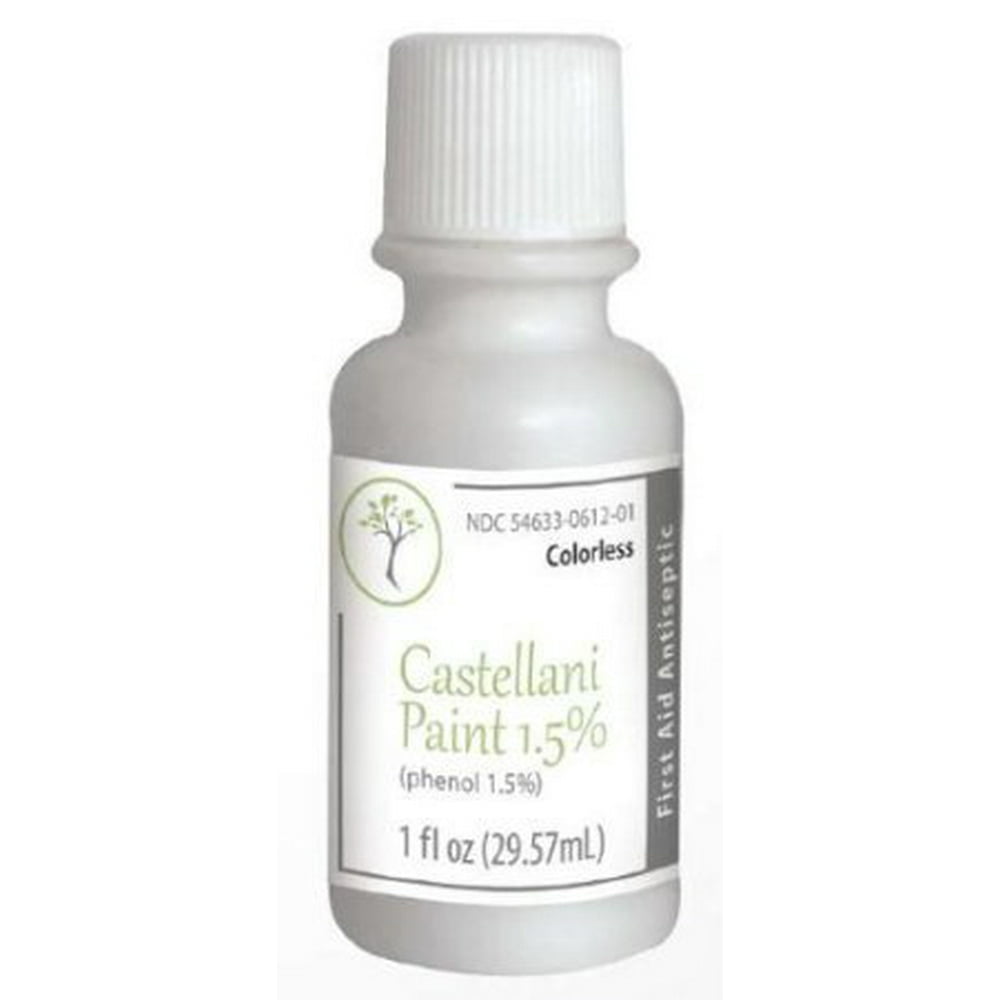Castellani Paint Phenol 1.5 Percent Modified Colorless First Aid