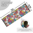 thumbnail image 5 of Yayeee Runner Rug for Bedroom 2'x6' Machine Washable Hallway Non Slip Mat, Whimsical Floral, 5 of 8