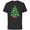 Black, variant on Marvel Spider-Man Christmas Tree Holiday - Short Sleeve Cotton T-Shirt for Adults - Customized-Black