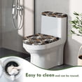 thumbnail image 5 of HELLHERO Ghost Spider Web Elastic Bottom Washable and Reusable 2 Piece Set with Adjustable Toilet Top Cover Set Toilet Lid Cover Easy to Install, 5 of 8