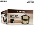 Keurig KDuo Mesh Reusable Filter For Ground Coffee, Gold