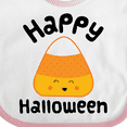 thumbnail image 4 of Inktastic Happy Halloween Candy Corn Boys or Girls Baby Bib, 4 of 4