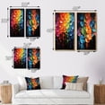 thumbnail image 4 of Designart "Shimmering Beats Compact Discs wall art II" Compact Discs Framed Wall Art Set Of 2 - Multi-Color Fashion Framed Canvas Set For Living Room Decor, 4 of 6