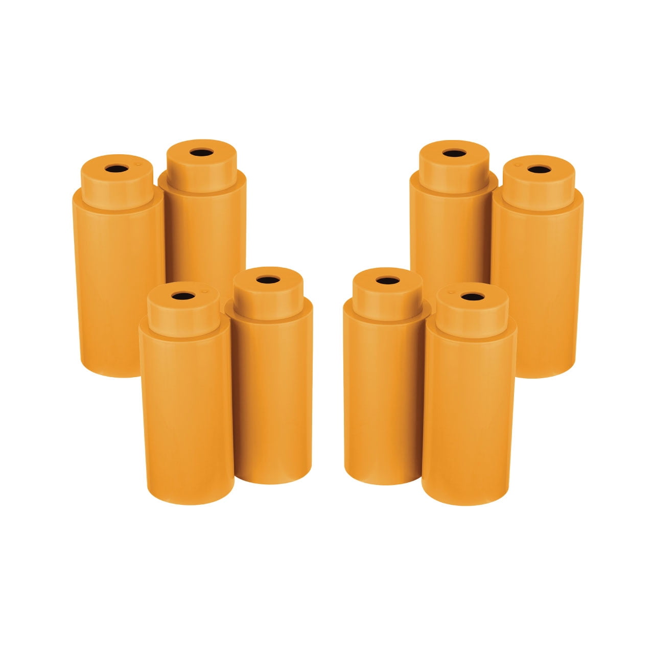 EverCurve Double Tube Bulk Pack - 12 Pieces - Orange - Walmart.com