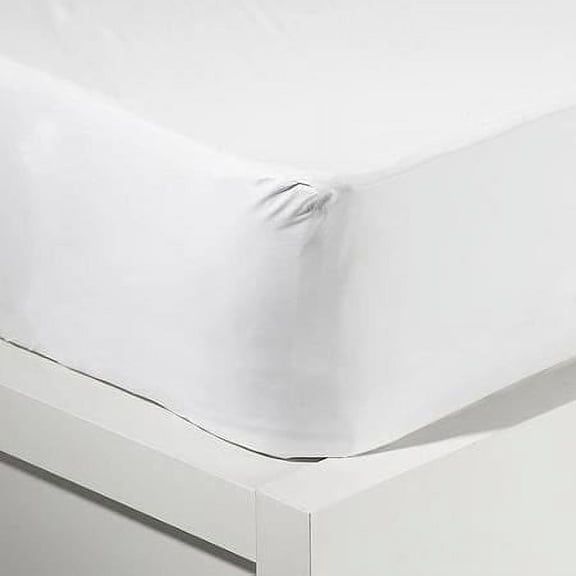 Maypes Waterproof Vinyl, Mattress Protector Cover, Fitted Design, 39 X 75 Inch (Twin), White