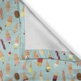 thumbnail image 6 of Ambesonne Ice Cream Valance & Curtain, Yummy Fruity, 55"x24", Multicolor, 6 of 6