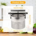 thumbnail image 4 of Tnarru Déshydrateur de Légumes Presse Accessoire en Acier Inoxydable Réutilisable Multifonctionnel 1.8L, 4 of 5