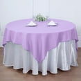 thumbnail image 4 of Balsa Circle 6 Pieces 54" x 54" Lavender Square Polyester Tablecloths Table Cover Linens, 4 of 8