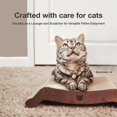 thumbnail image 2 of Necoichi Premium Comfort Series Cat Scratcher Curved Lounger and Scratcher Bed (a.Oak, Regular Bed), 2 of 6