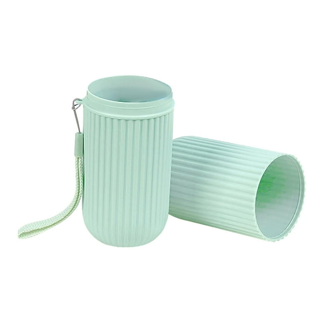 Estuche de viaje perfecl organizador de cepillos de dientes portátil a prueba de verde