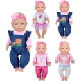 thumbnail image 1 of Set de ropa para muñecas ebuddy Fashion Outfits para muñecas de 14 a 16 pulgadas, 1 of 6