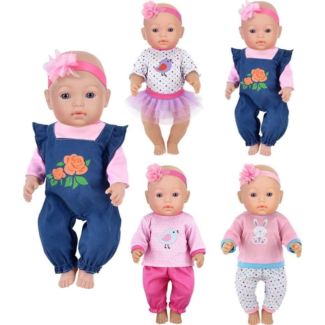 Set de ropa para muñecas ebuddy Fashion Outfits para muñecas de 14 a 16 pulgadas