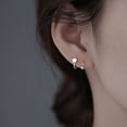 thumbnail image 2 of Pendientes de primavera para mujer con diseño de nicho de pendientes simple y personalizado, pendientes de estrella de amor de alta gama, 2 of 6