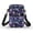 Neon Tropical Dark, variant on HELLHERO Cross Body Purse Halloween Cats Purple Stylish Polyester Double Layer Men, Women 4.33x1.97x7.09 Outdoor Daily Use