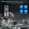thumbnail image 6 of Waterproof LED Car Headlight Bulbs - 9005, 6500K, 120W, 12000LM, Bright Headlights, Set of 2, 6 of 7