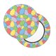 thumbnail image 2 of Balery Colorful Easter eggs Fundas de asiento para taburete de bar redondo de tela de terciopelo ajustables que protegen de arañazos y manchas para sillas de 14 a 17 pulgadas.-12 inch, 2 of 7