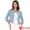 Blue, variant on DARING DIVA Women's Open Front 3/4 Sleeve Peplum Business Blazer M Blue