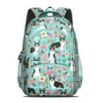 thumbnail image 2 of Corgi Dog and Flowers Backpack for School,Cute School Bag,Schoolbag with Adjustable Shoulder Straps & Padded Back,16.9 Inch, 2 of 5