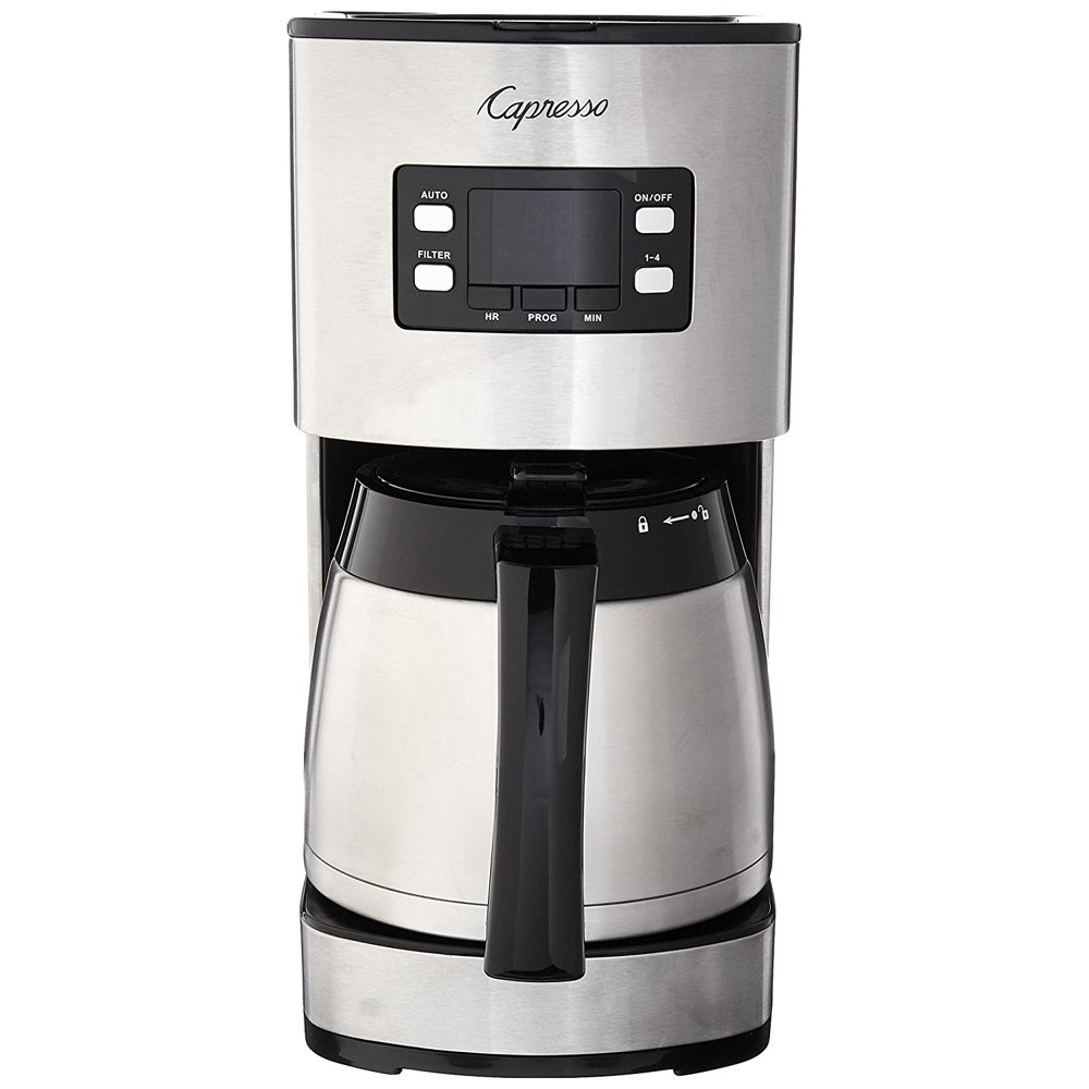 Capresso 435.05 10 Cup Thermal Coffee Maker ST300, Stainless Steel