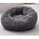 thumbnail image 2 of Sleeping Round Basket for Dog Cat, Plush Basket Cushion Thick Mattress Winter Round Pet Bed (XS/40cm, Dark Grey), 2 of 4