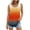 Multicolor, variant on Lmnyox Summer Striped Tank Tops for Women Trendy Sleeveless Round Neck Shirts Casual Fashion Tops