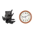 thumbnail image 1 of Sujetalibros Decorativo Con Forma De Dragón, Reloj De Pared Con Pájaro Cantor, Decoración Para El Hogar, Estantería, Sala De Estar, Armario De Cocina, Reloj Colgante Para Pared., 1 of 8