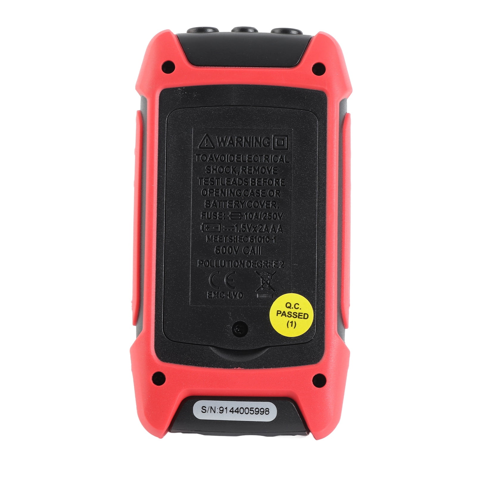 Resistance 9999 Counts Digital Multimeter Color Display Handheld Multimeter NCV Noncontact Sensing Professional Voltage Current Capacitance Resistance Diode Measurement Meter