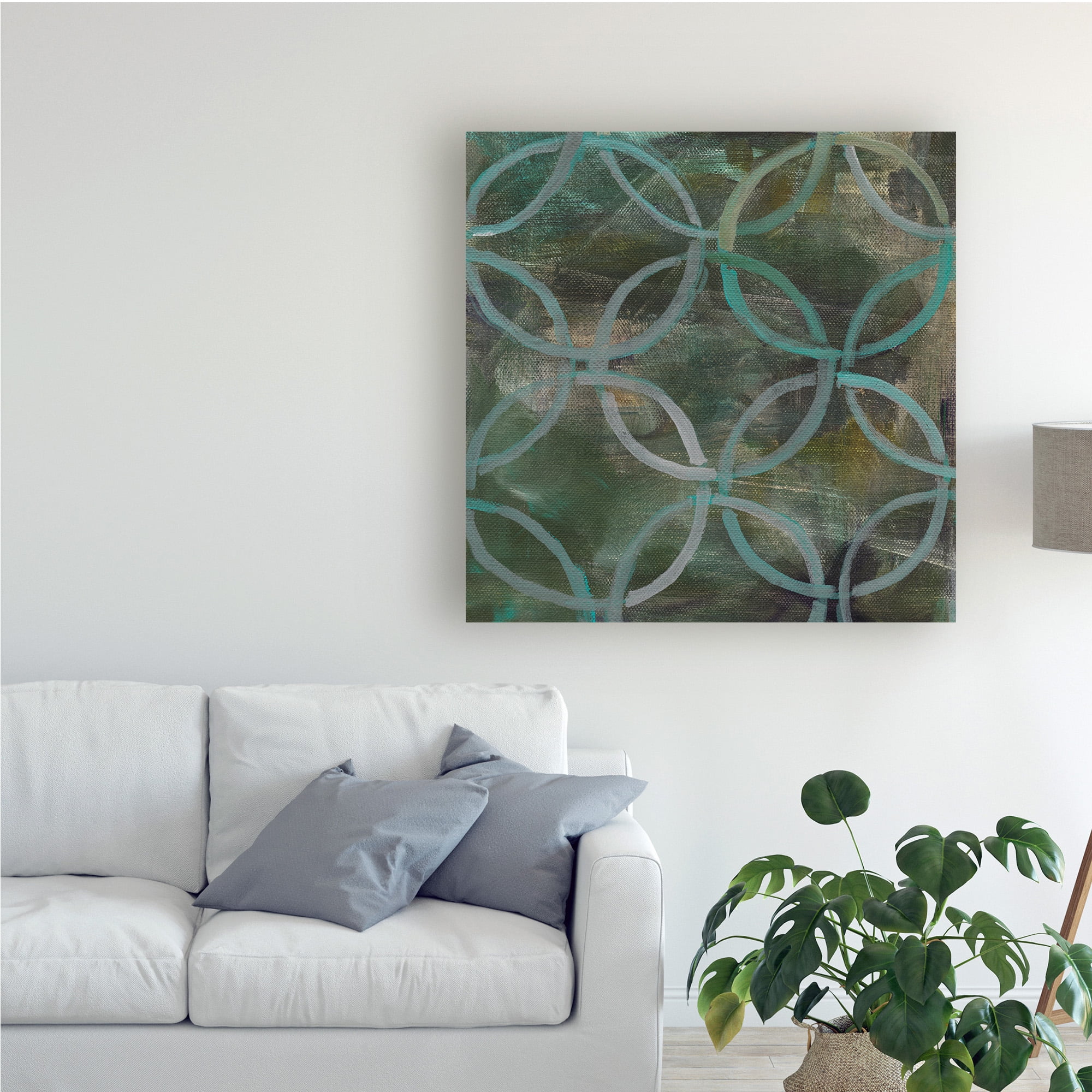Trademark Fine Art 'Tile Element III' Canvas Art by Danhui Nai