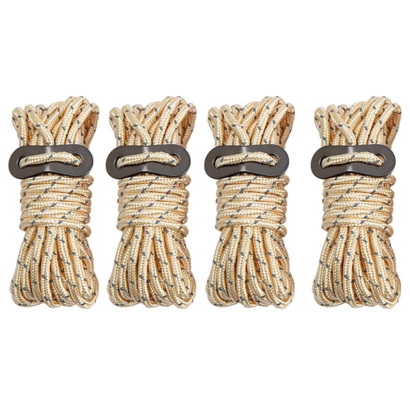 Eigraketly Cordón para tienda de campaña 4X, cuerda reflectante, cuerda de viento, accesorio de bricolaje de alta resistencia, pieza reemplazada Type2 NO2