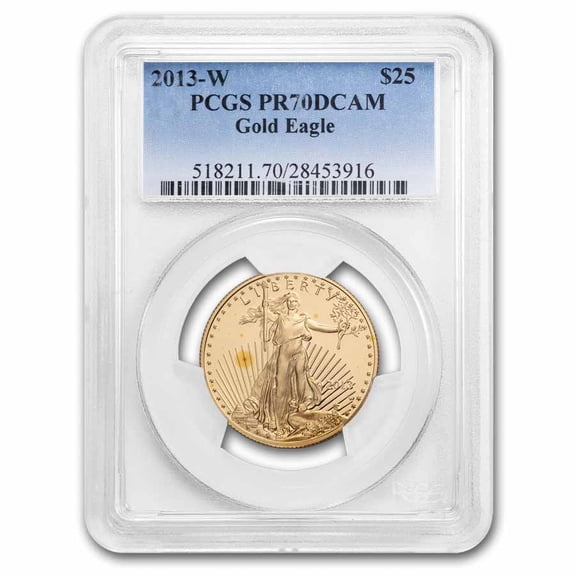 2013-W 1/2 oz Proof American Gold Eagle PR-70 PCGS
