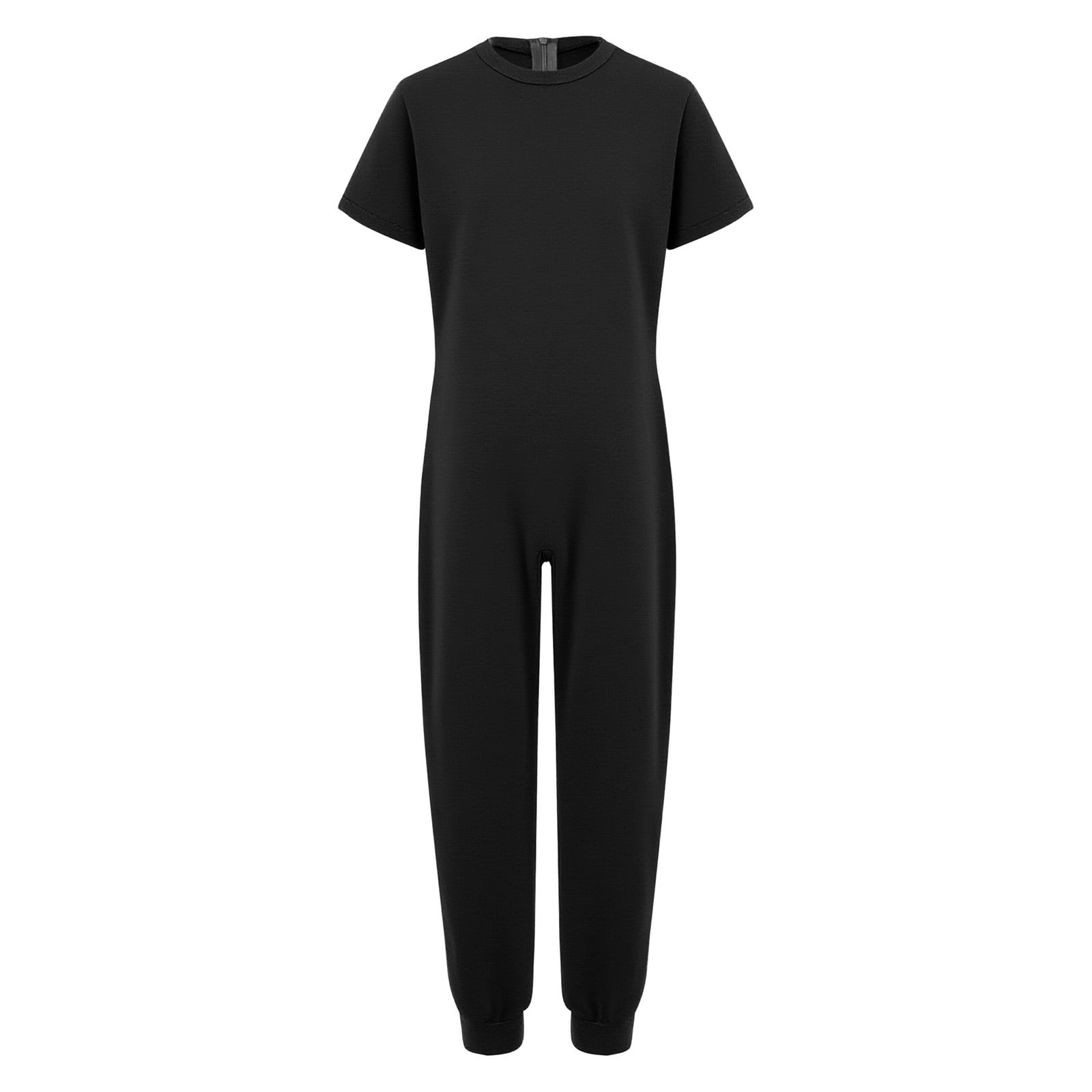 iiniim Boys Special Needs Bodysuit Full Length Jumpsuit One-Piece Romper Playsuit Adaptive Clothes Black 14