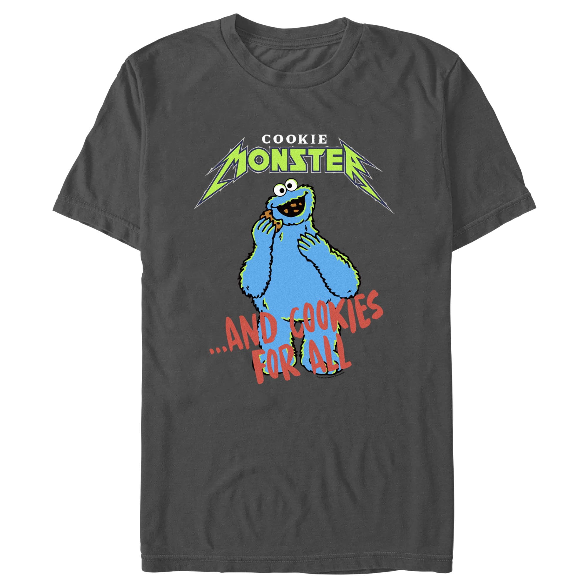 Men's Sesame Street Cookie Monster Graphic T-Shirt - Walmart.com