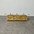 thumbnail image 6 of Necvior Gold Eid Mubarak Snacks Tray Ramadans Dessert Storage Metal Box Food Serving Plate Muslims Holiday Desktop Decoration, 6 of 13