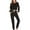 Black, variant on Chbgutlmr Jogger Sets for Women 2 Piece Tracksuit Set Cropped Sweatshirt with Pants Sweatsuits Fall Outfits