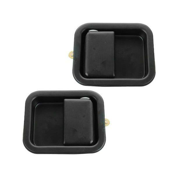 Left and Right Door Handle Set 2 Piece - Compatible with 1997 - 2006 Jeep  Wrangler 1998 1999 2000 2001 2002 2003 2004 2005 