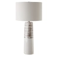 thumbnail image 3 of Uttermost Haven White Glaze Table Lamp, 3 of 12