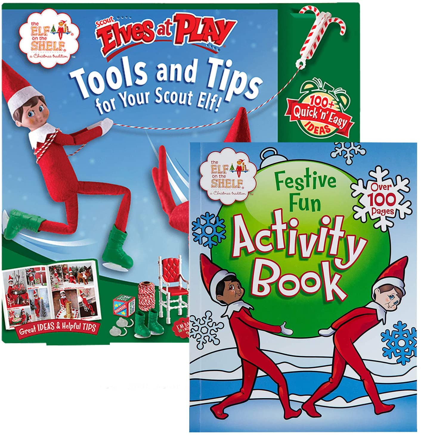 Elf on The Shelf Set: Scout Elves at Play Tools and Tips Kit & Festive Fun Activity Coloring Book