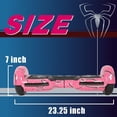 thumbnail image 2 of Spider Hoverboard Self Balancing Scooter Hoverboards de dos ruedas de 6.5 "con altavoz Bluetooth y luces LED Scooter eléctrico para niños y adultos Hoverstar  spider-pink, 2 of 6