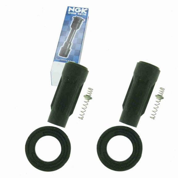2 pc NGK 59012 Ignition Coil Boots for 156027 671-6311 702548 SPB230 SPP167E Direct Spark Plug Wire Fits select: 2008-2016 TOYOTA HIGHLANDER, 2007-2014 LEXUS RX