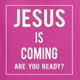 thumbnail image 5 of Wild Bobby Jesus Is Coming Are You Ready? Inspirational/Christian Women Graphic Long Sleeve Tee, Fuschia, Large, 5 of 5
