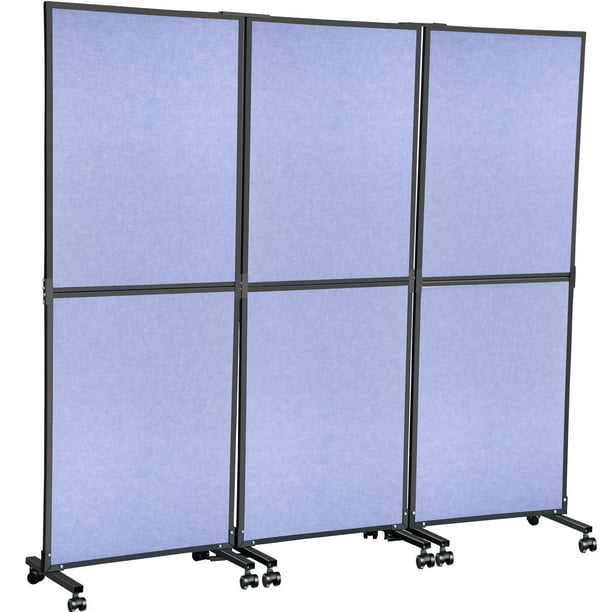 VEVORbrand Office Partition 72" x 66" Room Divider 3 Pack Office
