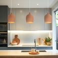 thumbnail image 3 of Robert Stevenson Lighting Ceramic Bell-Shaped Pendant Light, Terra-cotta, 3 of 5