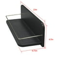thumbnail image 3 of Better Homes & Gardens 23 inch Black  Shelf with Gold Metal Rail, 3 of 5